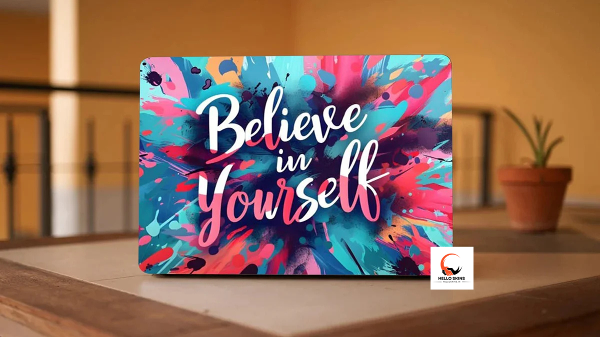 Believe in Your Self Laptop Skin