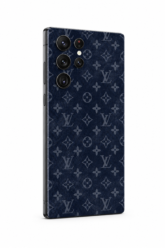Blue LV Design Mobile Skin