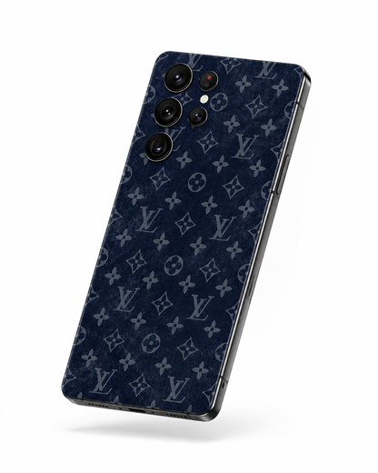 Blue LV Design Mobile Skin