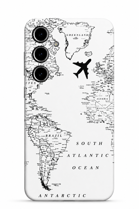 World Map Transparent Mobile Skin