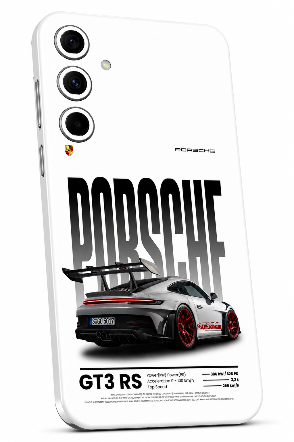Porsche Transparent Mobile Skin